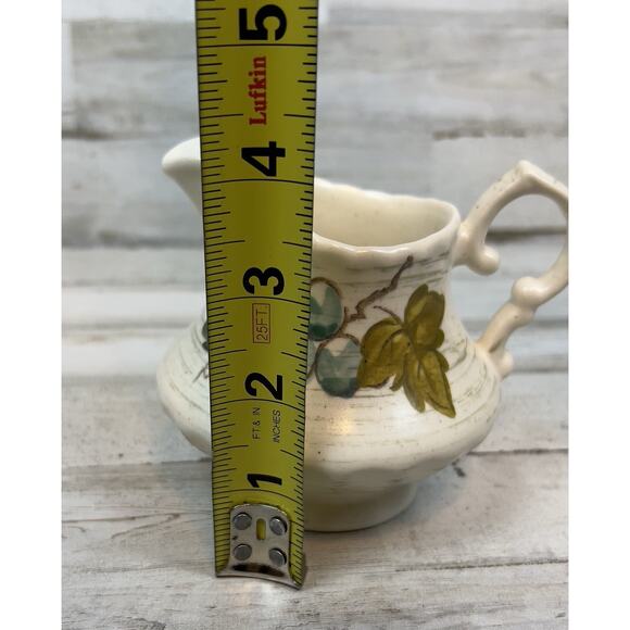 Vintage Creamer by Metlox Vernon Ware Vineyard Made In USA 4” Tall - Picture 7 of 8